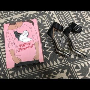 Jeffrey Campbell Soirée Lucite Heels Ankle Strap